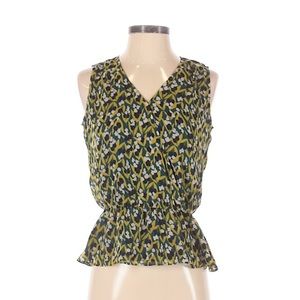 Banana Republic Cinched Waist Floral Top
